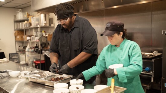 Never too many cooks in the kitchen for the husband and wife duo who set their tables and serve their customers with family and faith as core values.  