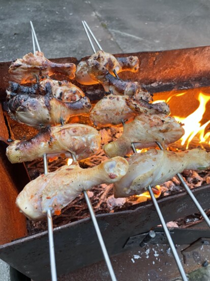 Pink's Barbecue is about preparing food over open flame.