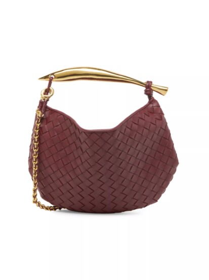 Bottega Veneta Sardine Intrecciato Leather Top-Handle Bag