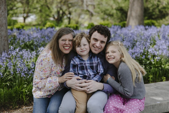 Katie and her family