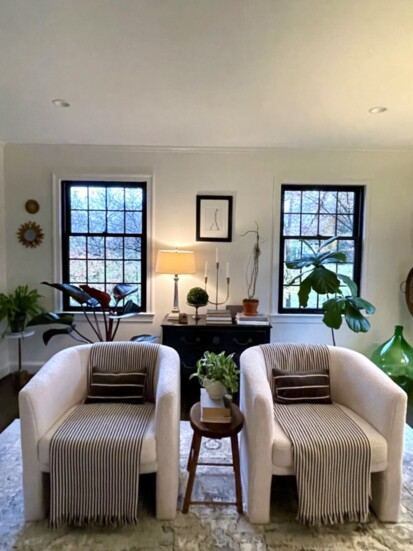 Jackie Fucigna's living room. (Photo: Colleen Clear)