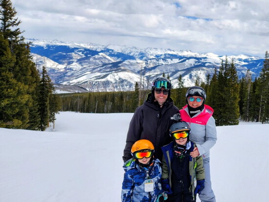 The Finnerty Family at Beaver Creek, CO