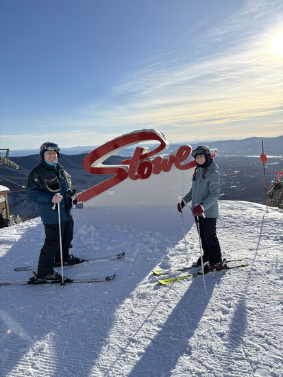Brett and Shayna Feltingoff in Stowe, VT