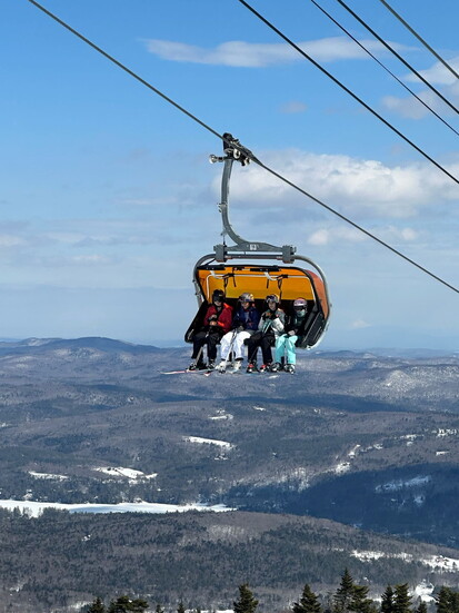 Flying high in Okemo, VT