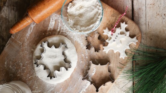 DIY Salt Dough Snowflake Ornaments