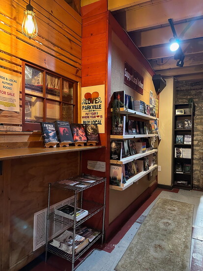 The Book Nook in Parkville Coffee. Photo by Kristin Helling