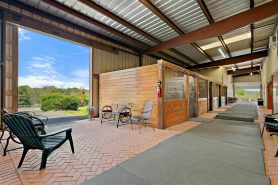 Barn Interior at Loudoun Therapeutic Riding Center