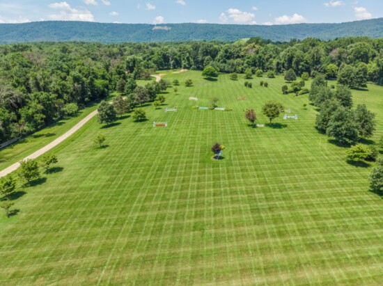 The Grand Prix field at Newstead Farm, Upperville