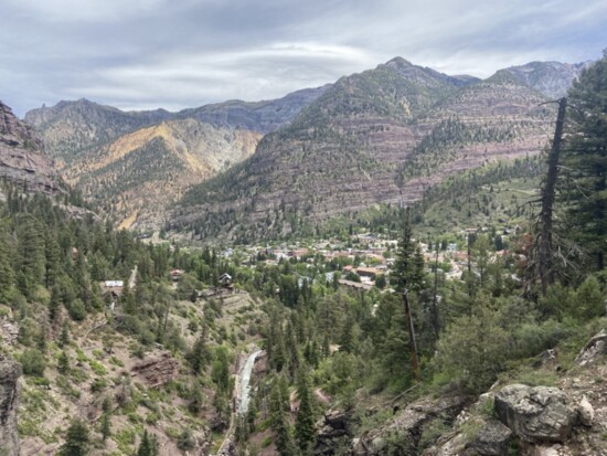 View of Ouray from the Perimeter Trail