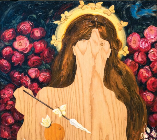 Rossetti's Muse Verticordia (detail)