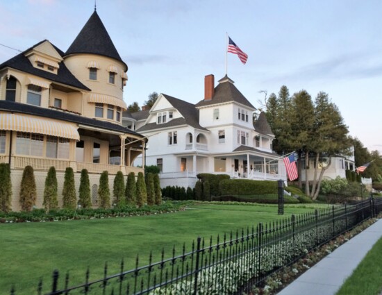 Wealthy industrialists built massive summer homes on Mackinac Island in the late 1800s.