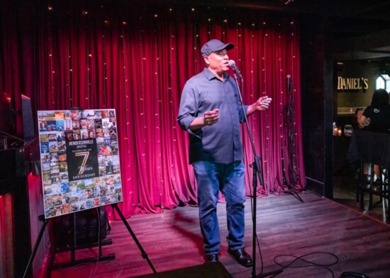 Billy Gaines performs R&B favorites at Jolly Ollies.