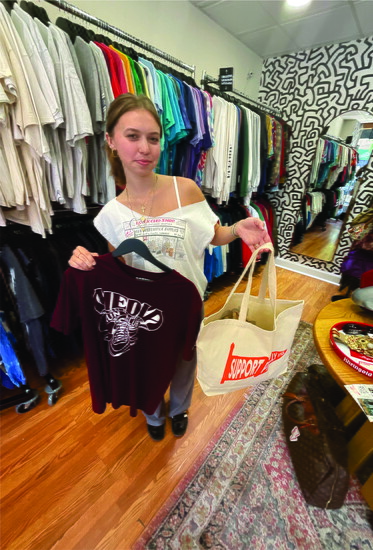 Store associate Ella Rushton always happy to help