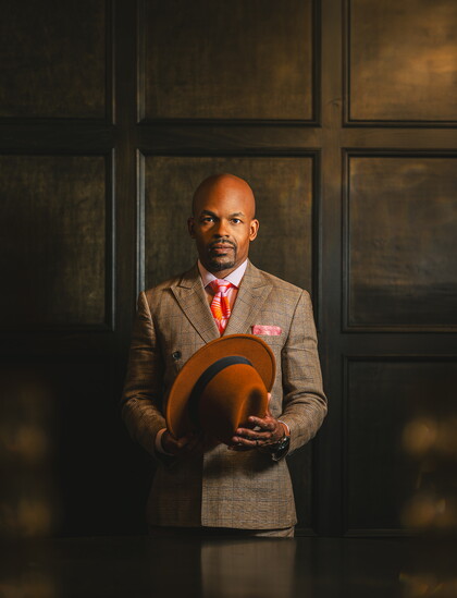 Photography: Jimmy ienner Jr., Make Up: Kristina Foreman, Model/Wardrobe: Raheem Nelson Location:  Founder's House