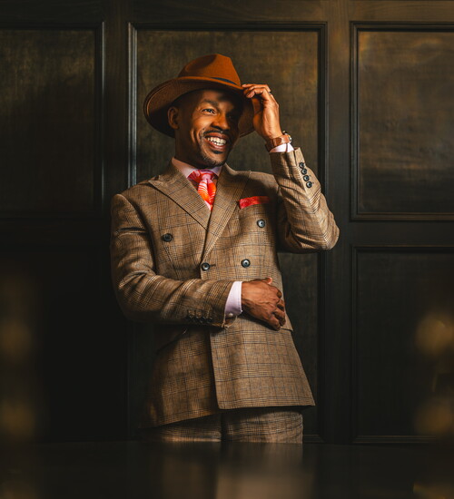Photography: Jimmy ienner Jr., Make Up: Kristina Foreman, Model/Wardrobe: Raheem Nelson Location:  Founder's House