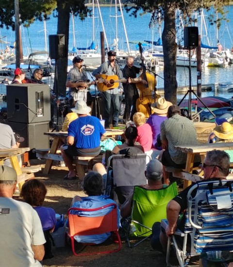 Music on the Water provides a front row seat on Elk Lake.