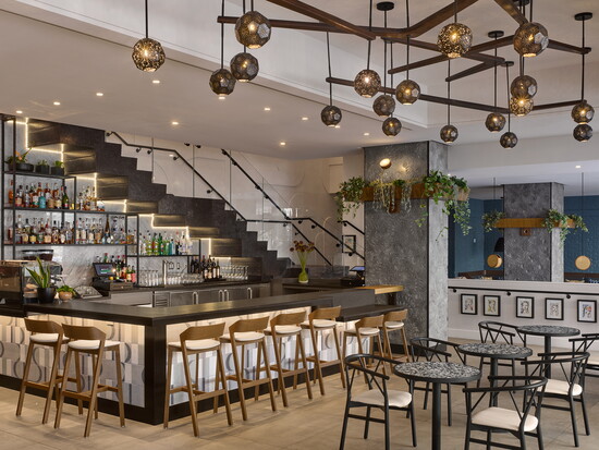 The lobby bar