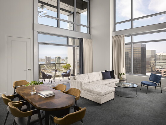 A suite living room