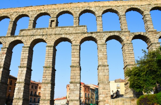 The World Heritage city of Segovia features a Roman aqueduct (112 AD), one of the last Gothic churches built in Europe, and the Alcazar, which inspired Disney’s