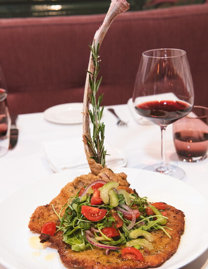 Lanni's has a variety of eye catching dishes, like their veal shank.
