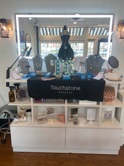 Touchstone Crystal party setup! 