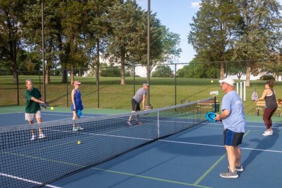 Pickleball is one of the fastest growing activities at Bluegrass.