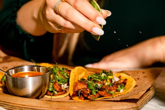 Street tacos al pastor. Photo by Kirsten Gilliam