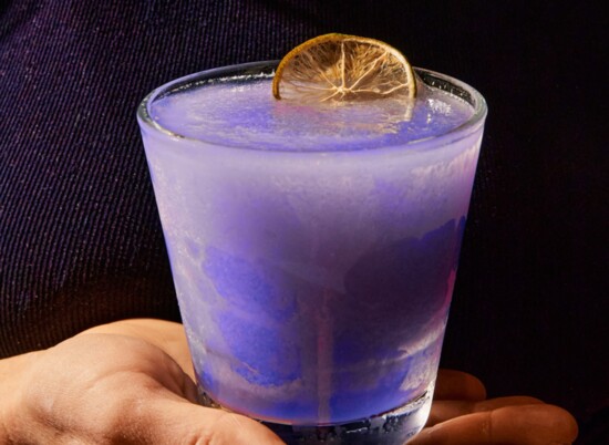Seasonal Bluebonnet Margarita. Photo by Mackenzie Kelly Smith