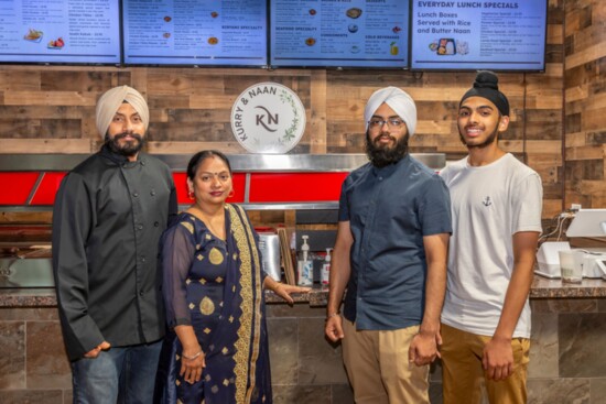 Kulwant Singh and Sarabjit Kaur with sons Angad and Jessie Singh