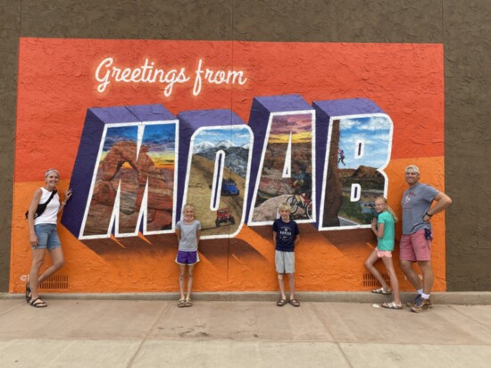 The Piening Family in Moab, Utah