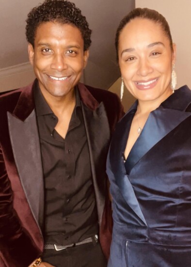 Jay and his wife, Crystal, at the ABC Dream Event in 2023.