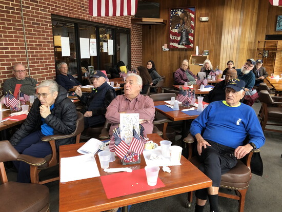 A Veteran's Benefit Luncheon at the VFW.