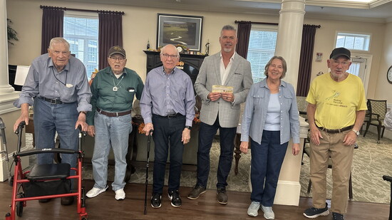 Donation from the Walking Club ChallengeChallenge to Hope Foundation