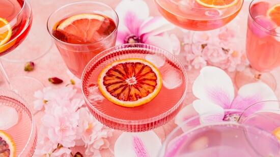 Spring Blossom Fizz
