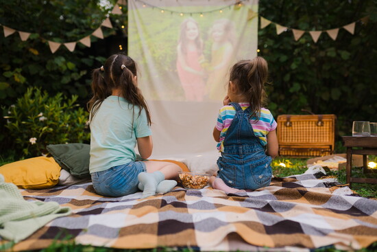 Movie night, but make it outdoors.
