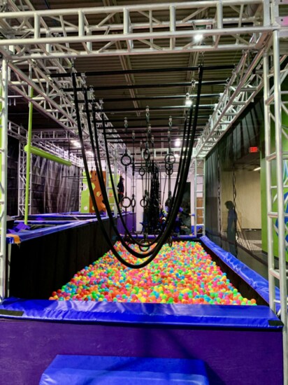 Ball pit at Leap