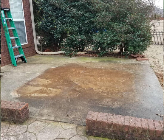 Removing the hot tub created a nice, open space. 