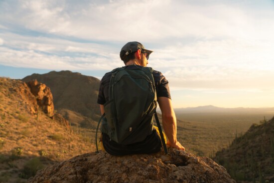 Taking in the view.