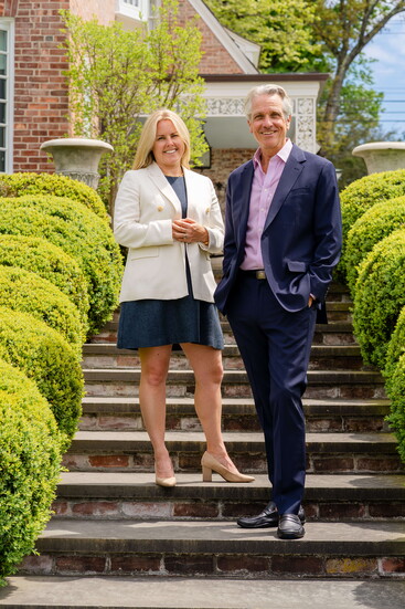 Wendy Ryan and Andrew Whiteley of Brown Harris Stevens Connecticut, LLC, in Southport 