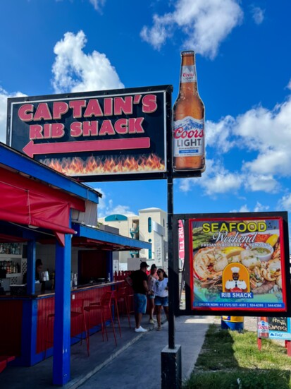 Captain's Rib Shack is a must dine while visiting Saint Maarten.