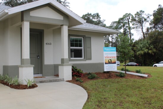 The Beltrans' new Habitat for Humanity South Sarasota County home.