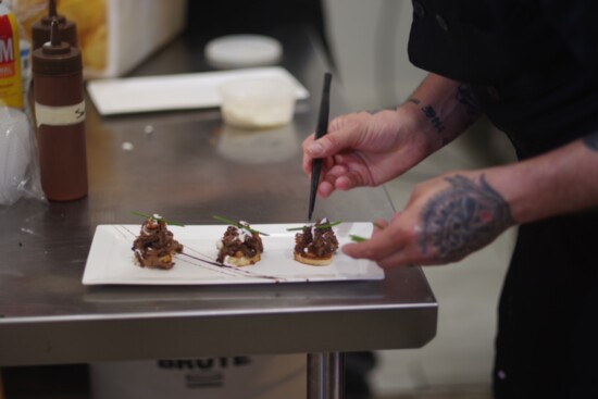 Chef Jason Sheppard at work