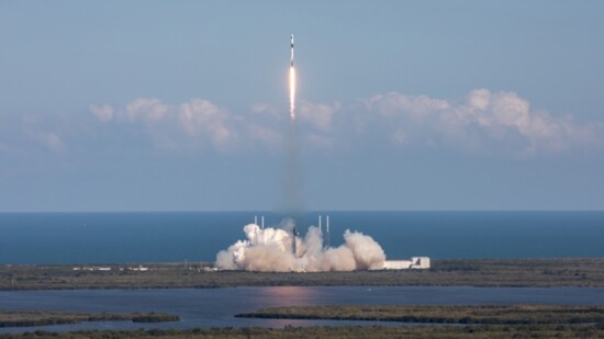 A SpaceX Falcon 9 rocket upon liftoff from NASA’s Cape Canaveral Space Force Station on Thursday, March 21, 2024. (NASA/Glenn Benson).