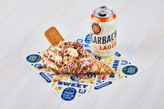 Texas Pecan Praline Cheesecake Cone