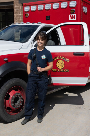 This is Christy Harrington, a Firefighter-Paramedic for the last five years. 