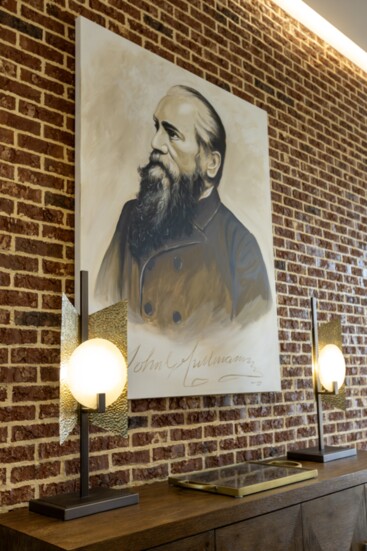 Portrait of Cullman's founder, Col. John Cullmann