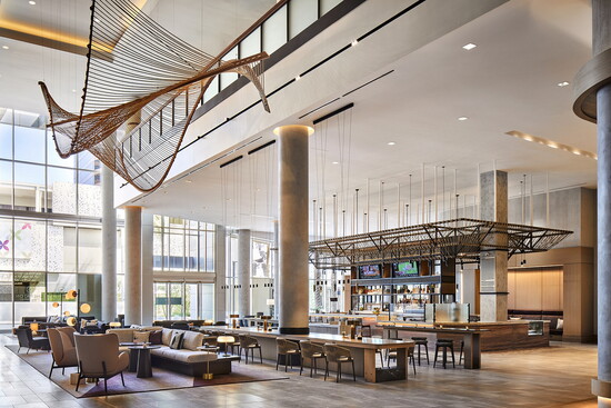 The lobby at the Sheraton Phoenix Downtown. Courtesy Sheraton Phoenix Downtown 