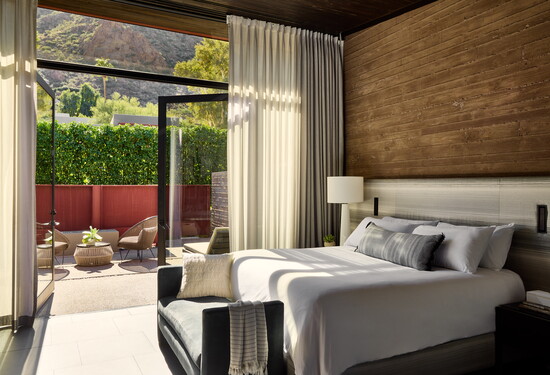 A suite at Sanctuary Camelback Mountain Resort & Spa. Courtesy Sanctuary Camelback Mountain Resort & Spa 