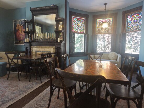 A dining space in the Vandiver Inn. Photo Credit: Jennifer Waldera