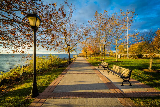 The promenade in Havre de Grace, Maryland.